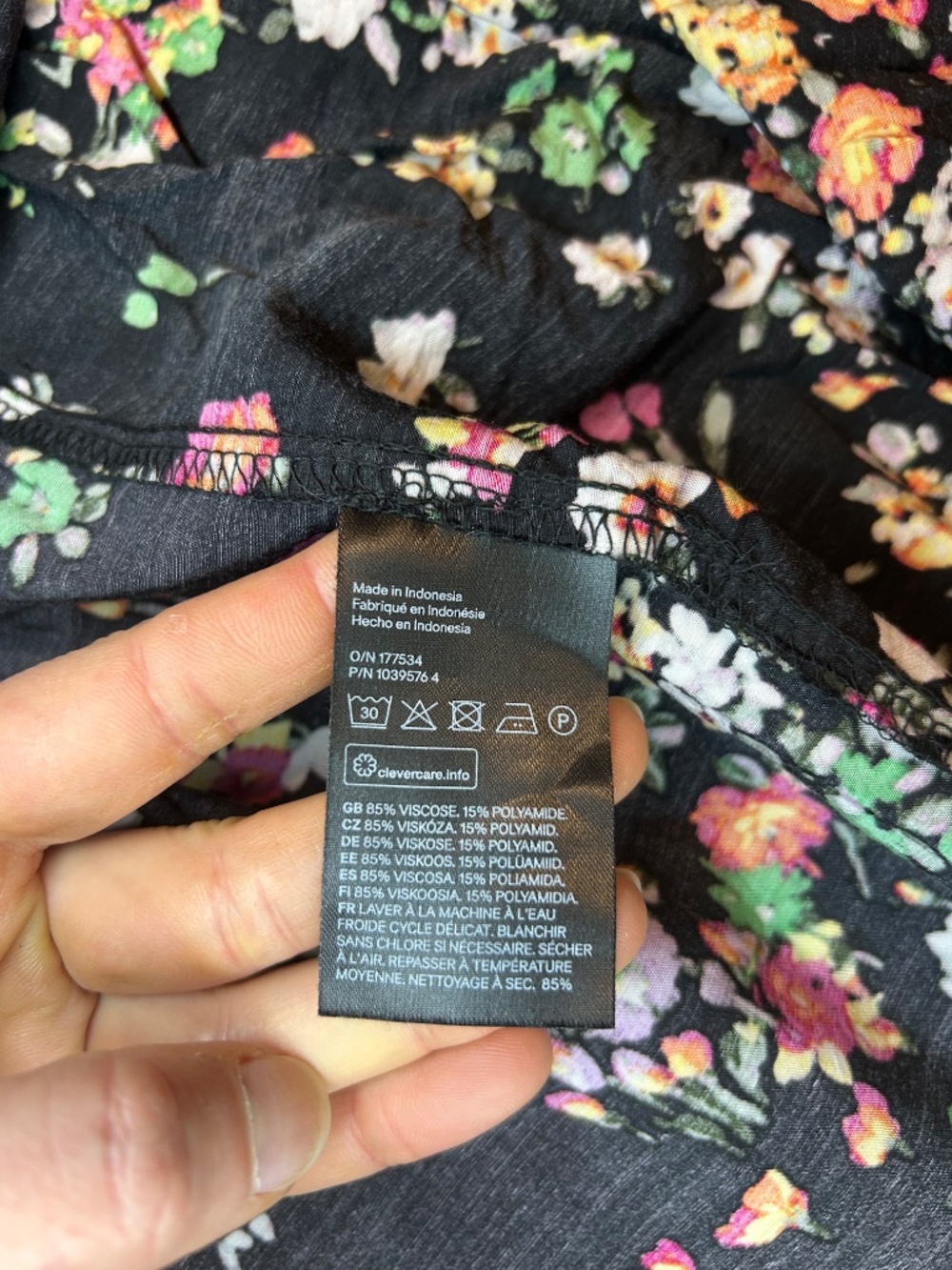 H&M Black Floral Maxi Dress - Picture 10 of 14